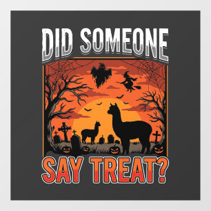 ハロウィン+アルパカ+墓地 誰かお菓子をくれって言った？D ウィンドウサイン