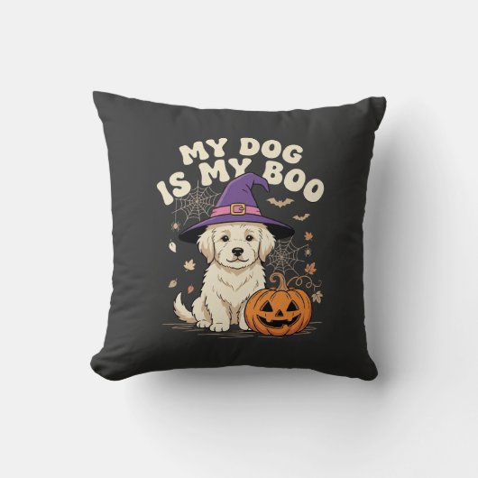 ハロウィン イヌ 私の犬は私の恋人 クッション (正面)