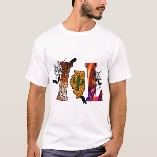 ハロウィン イリノイ州 Tシャツ (正面)