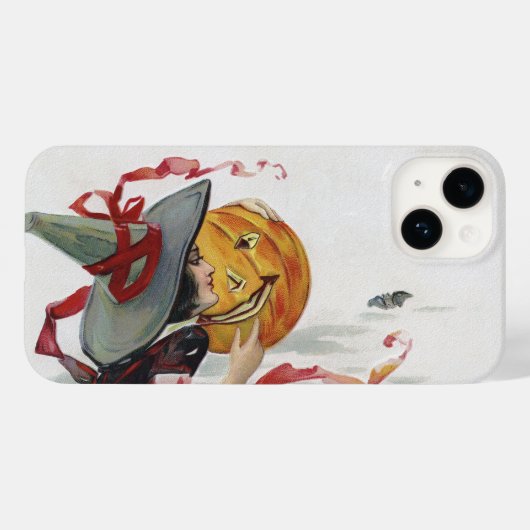 ハロウィン ウィッチのキス: マジック ジャック・オ・ランタン Case-Mate iPhoneケース (裏面 (横))