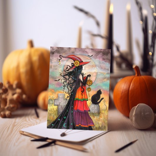 ハロウィン・ウィッチの芸術 カード