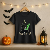 ハロウィン・ウィッチの魔法の空気 Tシャツ