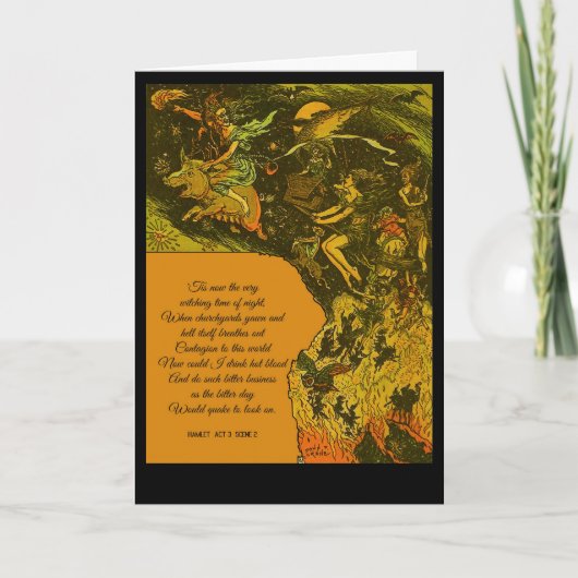 ハロウィン・ウィッチング時間 カード (正面)