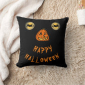 ハロウィン ウィッチーアイズ アンド パンプキンノーズ クッション (ブランケット)