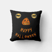 ハロウィン ウィッチーアイズ アンド パンプキンノーズ クッション (正面)