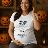 ハロウィン ウィッチー ママ 妊娠 Tシャツ