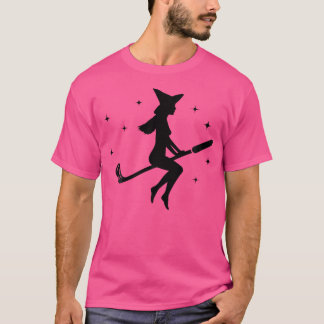 ハロウィン ウィッチ ゴルフステッキ Tシャツ 女性 ゴルファー