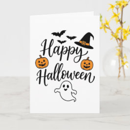 ハロウィン ウィッチ ハット ジャックオランタン パンプキン カード