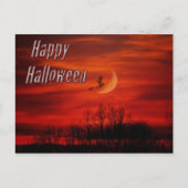 ハロウィン+ウィッチ+ムーン ポストカード (正面)