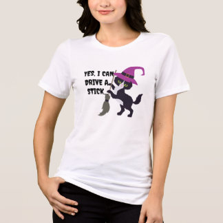 ハロウィン ウィッチ tシャツ おもしろ マニュアル車