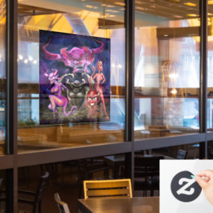 ハロウィン・ウィンドウの固定 ウィンドウサイン