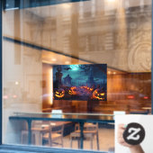 ハロウィン・ウィンドウの固定 ウィンドウサイン (カフェ窓)