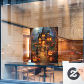 ハロウィン・ウィンドウの固定 ウィンドウサイン (カフェ窓)