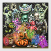 ハロウィン・ウィンドウの固定 ウィンドウサイン (シート)