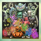ハロウィン・ウィンドウの固定 ウィンドウサイン (シート3)