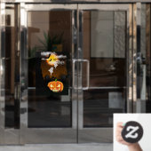 ハロウィン・ウィンドウの固定 ウィンドウサイン (オフィスドア)
