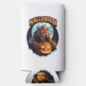 ハロウィン・ウェアウルフ スリム缶クーラー (裏面)