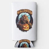 ハロウィン・ウェアウルフ スリム缶クーラー (正面)