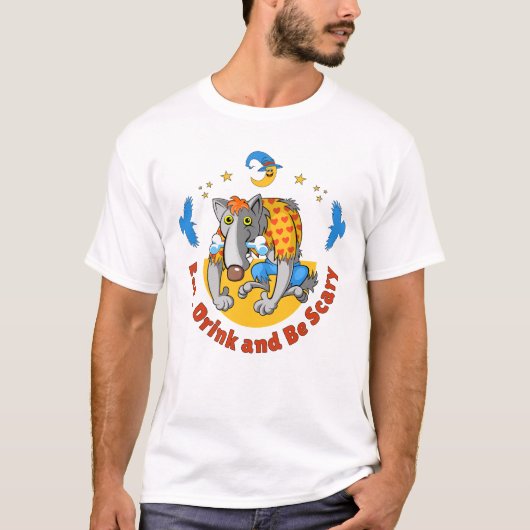 ハロウィン・ウェアウルフ Tシャツ (正面)