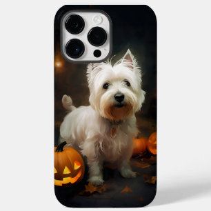 ハロウィン ウェストハイランドホワイトテリア かぼちゃ Case-Mate iPhone 14 PRO MAXケース