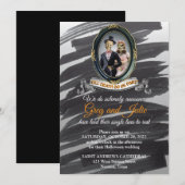 ハロウィン ウェディング インビテーション (正面/裏面)