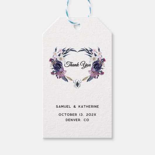 ハロウィン ウェディング ギフト タグ (正面)