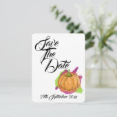 ハロウィン ウェディング セーブ・ザ・デート 招待状 (スタンド正面)