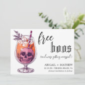 ハロウィン ウェディング フォト 無料 おもしろ ドリンク ボス セーブザデート (スタンド正面)