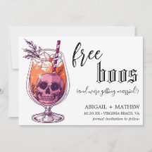ハロウィン ウェディング フォト 無料 お酒 ボス ジョーク