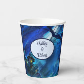 ハロウィン ウェディング 個人名 ホット コールド ペーパー 紙コップ (裏面)