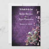 ハロウィン ウェディング 招待状 (正面)