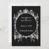 ハロウィン ウェディング 招待状 (正面)