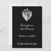 ハロウィン ウェディング 招待状 (正面)