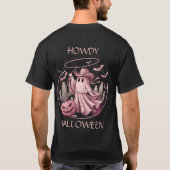 ハロウィン ウエスタン カウボーイ おばけ ラッソ Tシャツ (裏面)