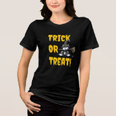ハロウィン・ウエストハイランド・ホワイトテリアの魔女 トライブレンドTシャツ (正面)