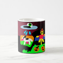 ハロウィン エイリアン 楽しい コーヒーマグカップ