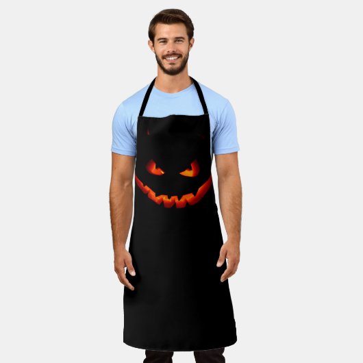 ハロウィン エプロン (着用した状態)