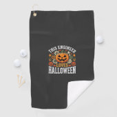 ハロウィン エンジニア かぼちゃ ベクター ゴルフタオル (インサイチュ)