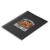 ハロウィン エンジニア かぼちゃ ベクター ノートブック (左側)