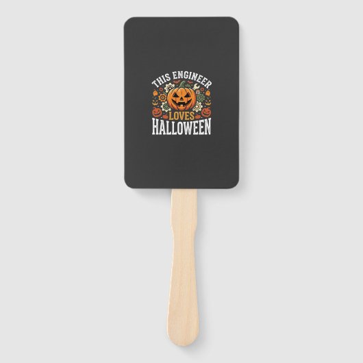 ハロウィン エンジニア かぼちゃ ベクター ハンドファン (正面)