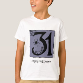 ハロウィン オリジナル ユーモラス パープル Tシャツ