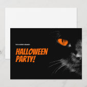 ハロウィン オレンジ色の目 ダークネス セーブザデート (正面/裏面)