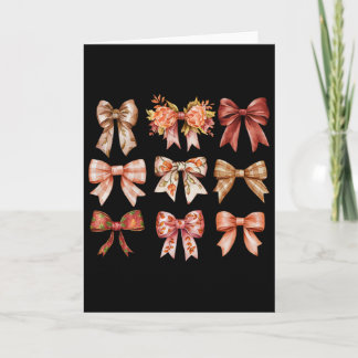 ハロウィン オータム パンプキン リボン コケッティ オータム リーフ 感謝祭 カード