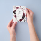 ハロウィン オータム フォール ダーク ウェディング フライヤー お手頃 (手)