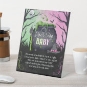 ハロウィン・オータム・ベイビーシャワーサイン Don't Say Baby 台座サイン (インサイチュ)