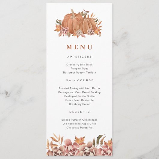 ハロウィン オータム メニュー (正面)