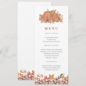 ハロウィン オータム メニュー (正面/裏面)