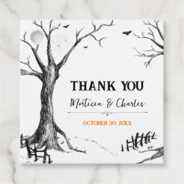 ハロウィン オールハロウズイヴ ツリー スクエア ご好意タグ フェイバータグ