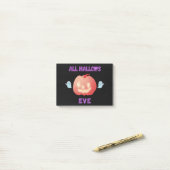 ハロウィン・オール・ハロウズ・イヴ・カボチャと幽霊 ポストイット (デスク上)