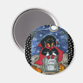 ハロウィン カウント ダックスフント マグネット (正面/裏面)